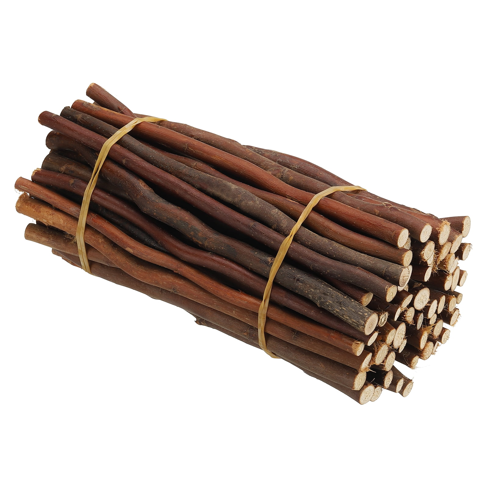 Uxcell 60 Pcs / 20cm Wood Log Sticks, 0.2-0.5inch inch in Diameter Natural Wood Craft Sticks, Dried Wood Sticks Decorative Wood Branch Sticks for DIY Crafts Accessory Photo Props, Brown