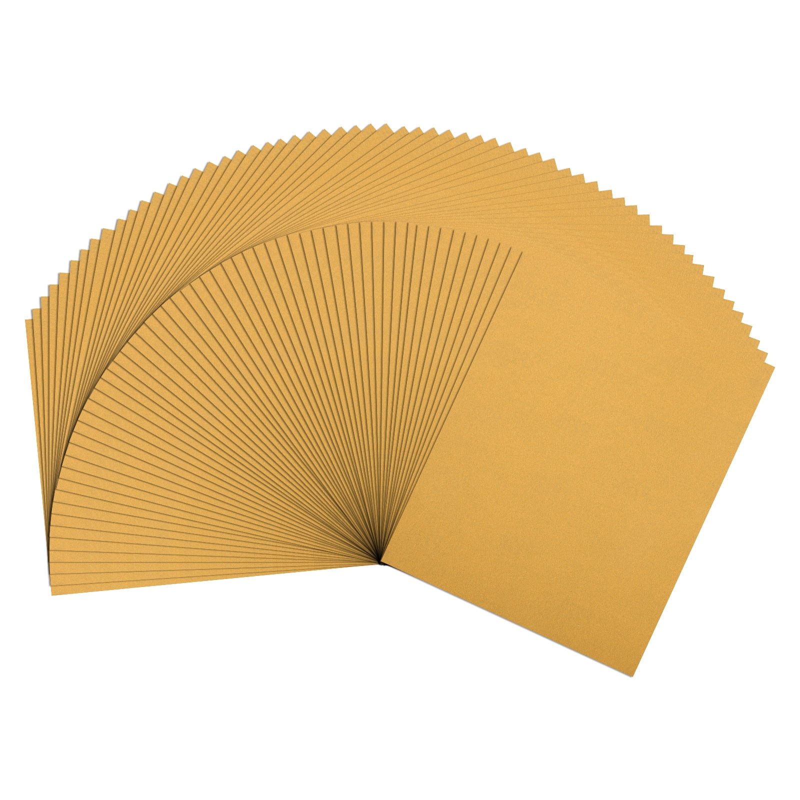 Uxcell 60 Pcs 220 Grit Sandpaper, 4.5 x 5.5 Inch Sand Paper Alumina ...