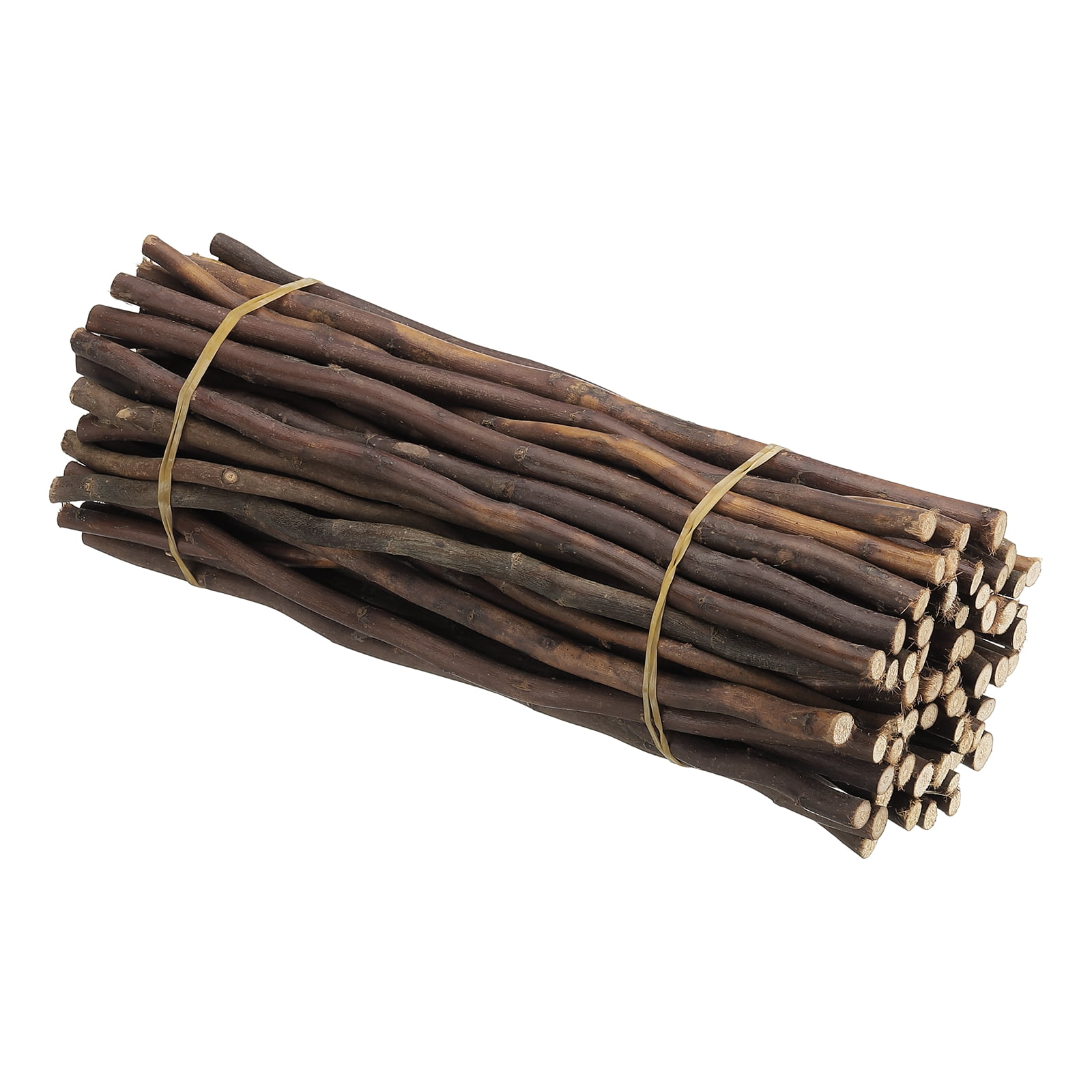 Uxcell 60 Pcs / 30cm Wood Log Sticks, 0.2-0.5inch inch in Diameter Natural Wood Craft Sticks, Dried Wood Sticks Decorative Wood Branch Sticks for DIY Crafts Accessory Photo Props, Brown