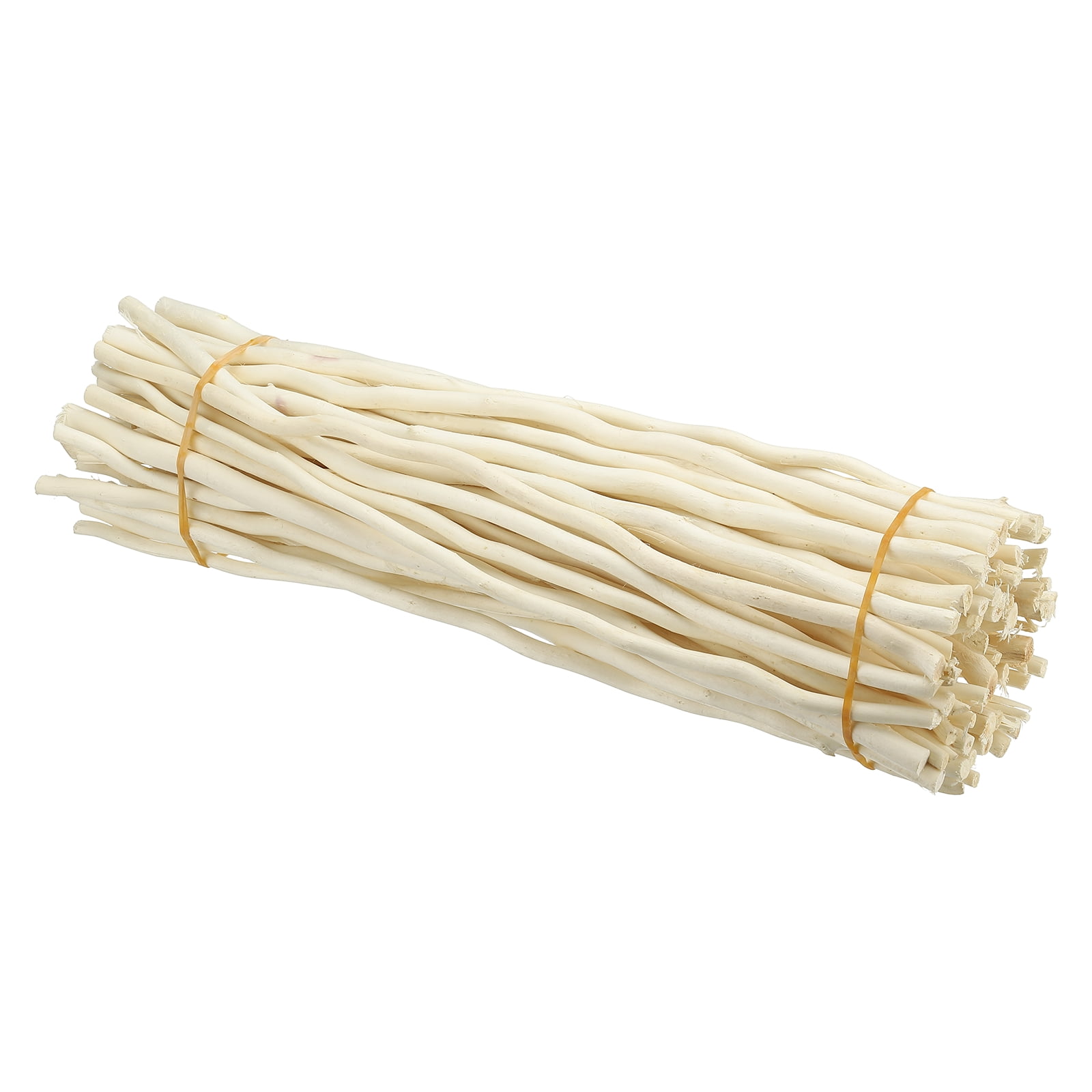 Uxcell 60 Pcs / 40cm Wood Log Sticks, 0.2-0.5inch inch in Diameter Natural Wood Craft Sticks, Dried Wood Sticks Decorative Wood Branch Sticks for DIY Crafts Accessory Photo Props, White