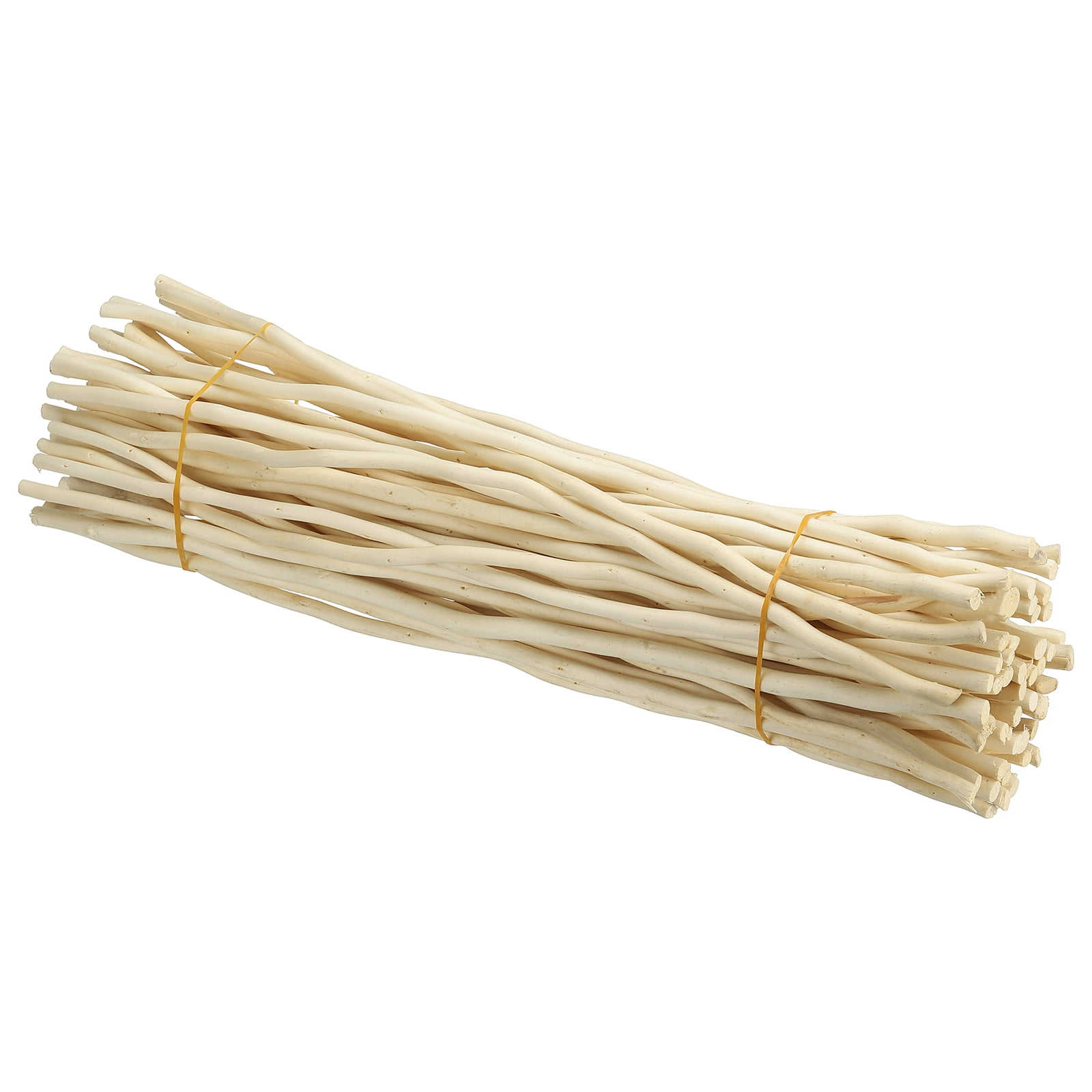 Uxcell 60 Pcs / 50cm Wood Log Sticks, 0.2-0.5inch inch in Diameter Natural Wood Craft Sticks, Dried Wood Sticks Decorative Wood Branch Sticks for DIY Crafts Accessory Photo Props, White