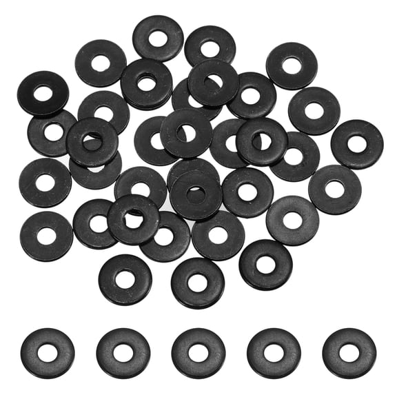 Uxcell 60 Pcs M3 1/8"ID x 3/8"OD Flat Washers, Stainless Steel Metal Washers
