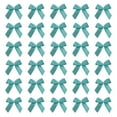 thumbnail image 1 of Uxcell 60 Pcs Mini Ribbon Bow 1.2" Mini Fabric Satin Ribbon Flower Bows for Craft DIY Sewing Wedding Birthday Party, Light Green, 1 of 5
