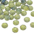thumbnail image 1 of Uxcell 60 Pcs Rhinestone Flat Back Faux Druzy Crystal Diamonds Resin Embellishments Trims Beads for Jewelry Making Crafts, Dark Yellow, 1 of 7