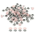 thumbnail image 1 of Uxcell 60 Sets Leather Rivets 8mm Double Cap Rivets 8.5mm Height Studs Pink, 1 of 6