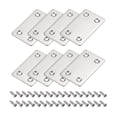 thumbnail image 1 of Uxcell 60 x 38 x 1.5mm Stainless Steel Flat Straight Brace Repair Plate 8 Pcs, 1 of 5