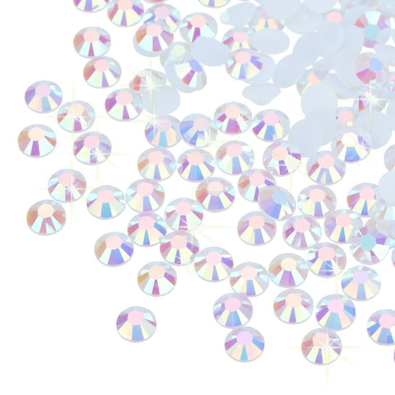 Uxcell 6000 Pcs Bright White Resin Flatback Rhinestone SS16 4mm Resin Rhinestones for Crafts DIY Design