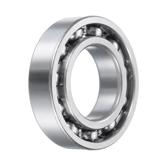 Uxcell 6006 Deep Groove Ball Bearing, 30 x 55 x 13mm C3 Open Type Chrome Steel Bearings