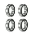 thumbnail image 1 of Uxcell 6007-2RS Deep Groove Ball Bearings Z2 35mmx62mmx14mm Double Shielded Carbon Steel 4pcs, 1 of 4