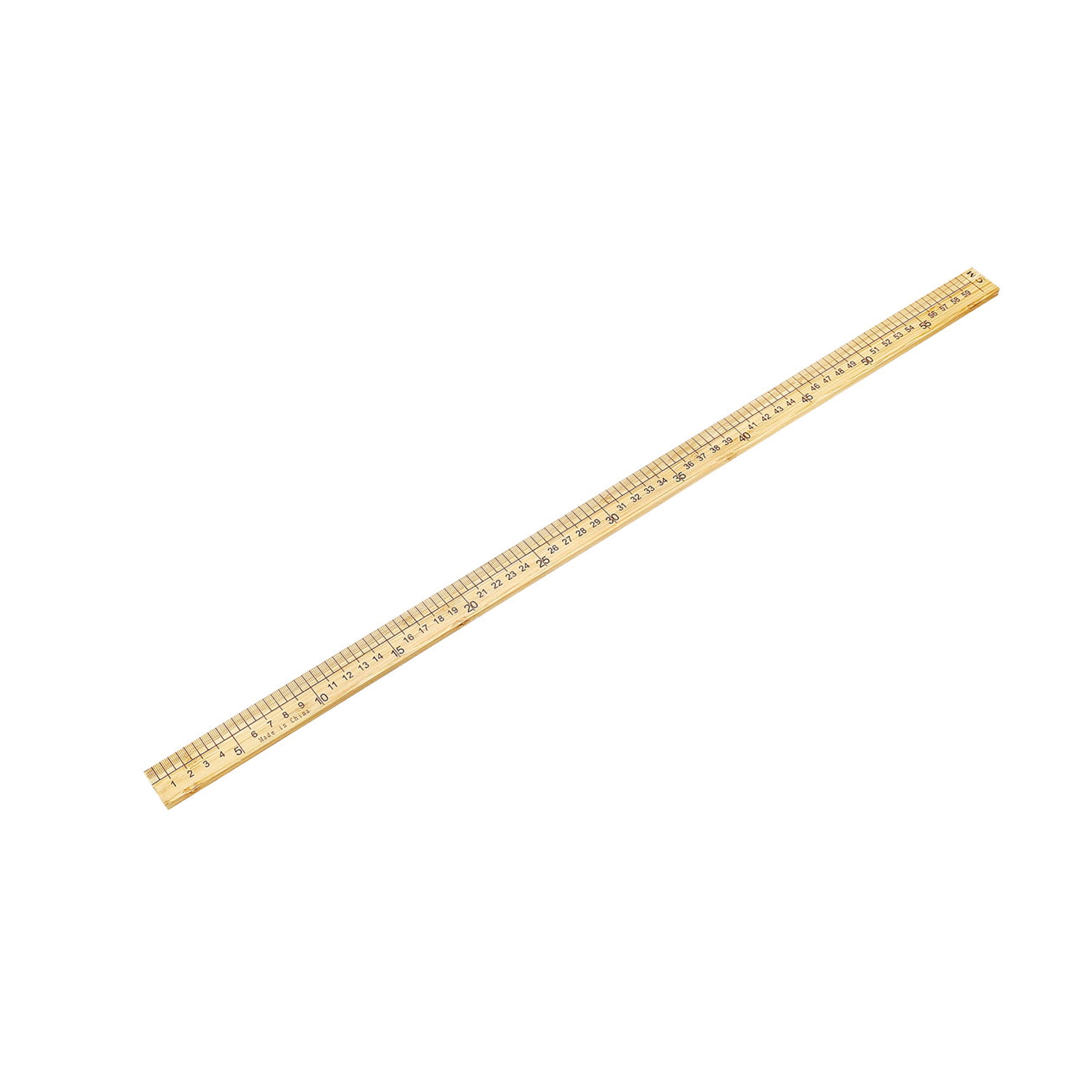Uxcell 600mm /24 Inch Straight Ruler Metric Measuring Tools Bamboo ...