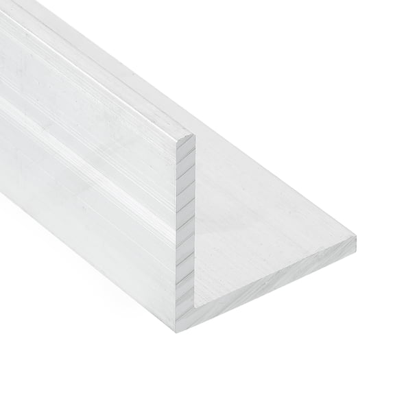 Uxcell Aluminum Angle, Aluminum Bars Temper Mill Stock for Building Construction, Furniture, Brackets 1.57" Width x 0.16" Wall Thick