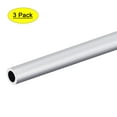 thumbnail image 1 of Uxcell 6063 Aluminum Metal Tubing Seamless Straight Pipe Tubes 12mm x 8mm x 250mm, 1 of 6