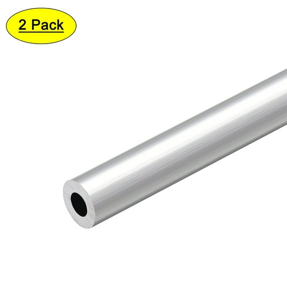 Uxcell 6063 Aluminum Round Tube, Seamless Pipe Tubing 18mm x 9mm x 300mm
