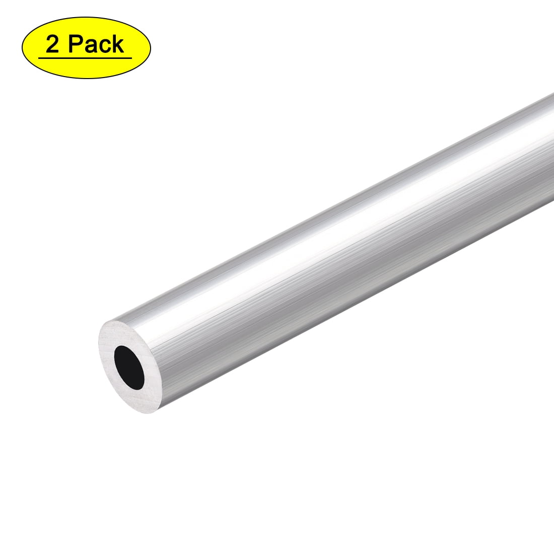 Uxcell 6063 Aluminum Round Tube Seamless Pipes Tubing 12.7mm x 6mm x 300mm
