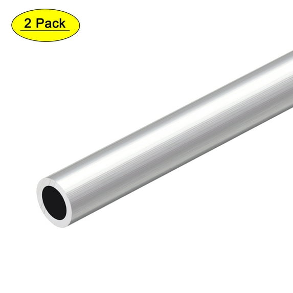 Uxcell 6063 Aluminum Round Tube Seamless Pipes Tubing 12mm x 9mm x 300mm
