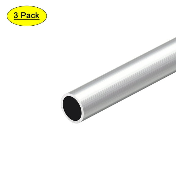 Uxcell 6063 Aluminum Round Tube, Straight Pipe Tubing 16mm x 14mm x 300mm