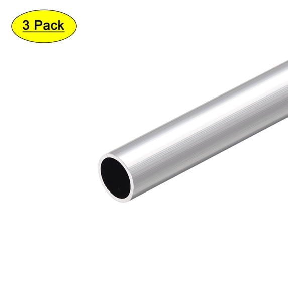Uxcell 6063 Aluminum Round Tube Straight Pipes Tubing 14mm x 12mm x 300mm