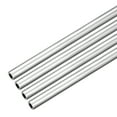 thumbnail image 1 of Uxcell 4Pcs 6063 Aluminum Round Tubing 1 Feet Length 0.195 Inches ID 0.312 Inches OD 8mm OD 5mm ID, 1 of 3