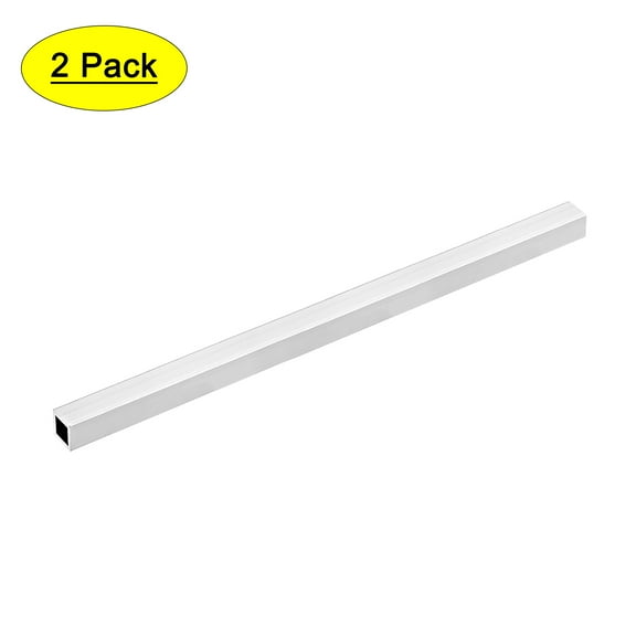 Uxcell 6063 Aluminum Square Tube Seamless Pipes Tubing 15 x 15 x 1 x 300mm