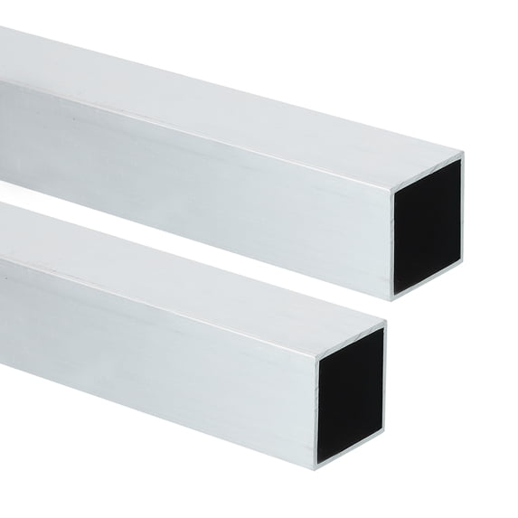 Uxcell 6063 Aluminum Square Tubing,0.79"x0.79"x16" Long 0.06" Wall Thick 2pcs