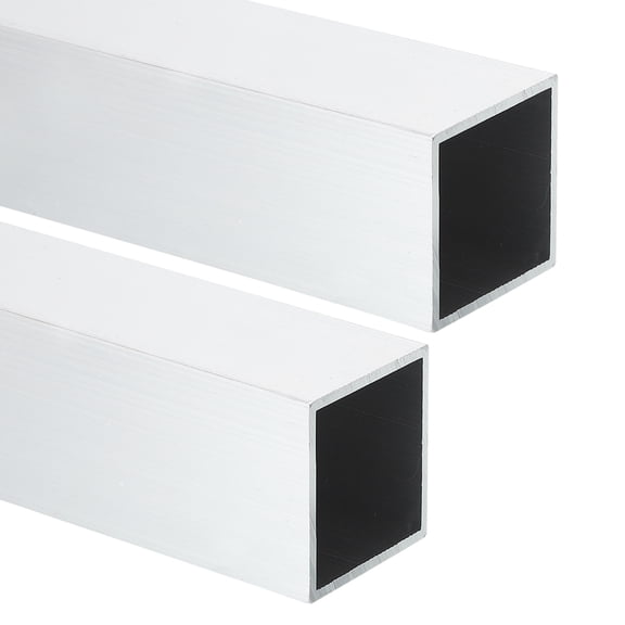 Uxcell 6063 Aluminum Square Tubing,1.97"x1.97"x10" Long 0.08" Wall Thick 2pcs