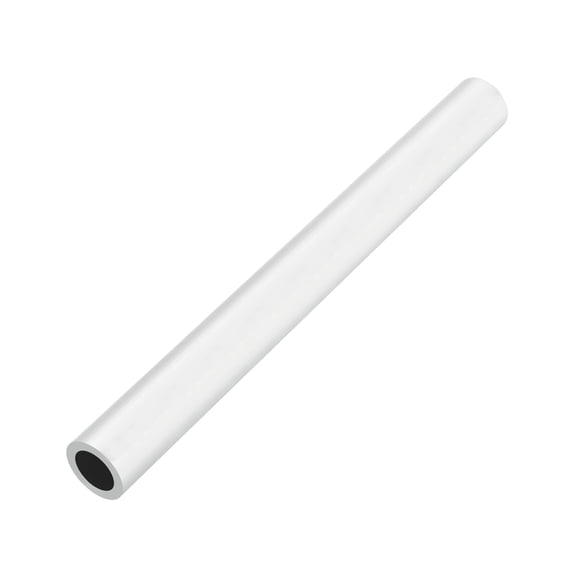 Uxcell 6063 Aluminum Tubing Round Tube 1.34"(34mm) OD x 0.94"(24mm) ID 13"(330.2mm) Length Metal Straight Pipe for Industrial, DIY Craft, Furniture, Decoration, Silver