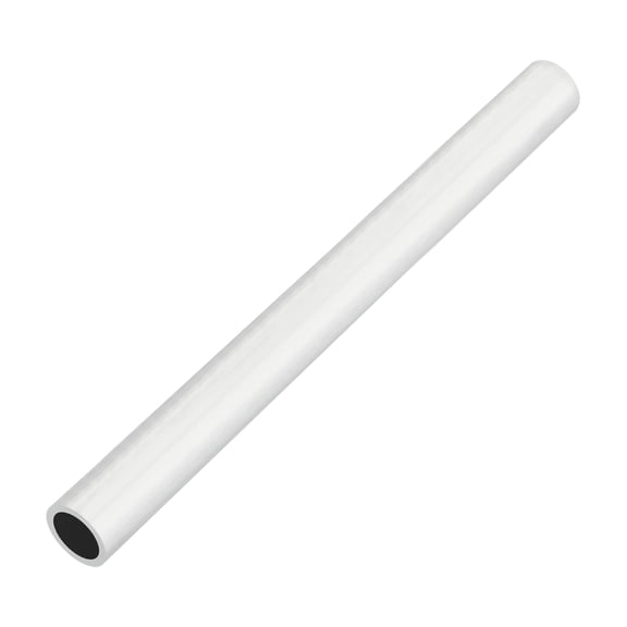 Uxcell 6063 Aluminum Tubing Round Tube 1.42"(36mm) OD x 1.06"(27mm) ID 18"(457.2mm) Length Metal Straight Pipe for Industrial, DIY Craft, Furniture, Decoration, Silver