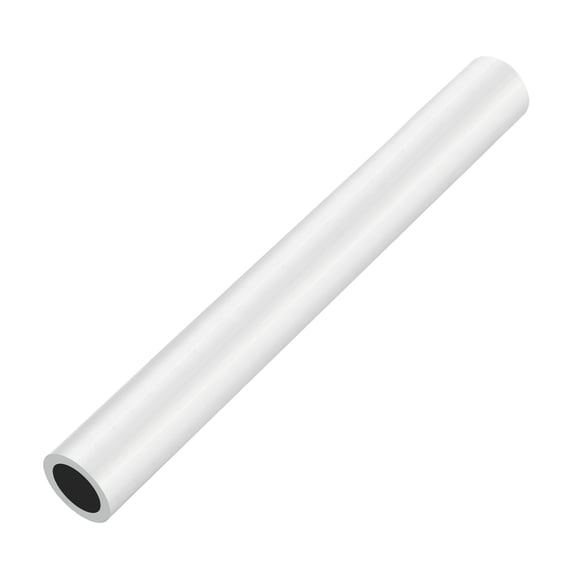 Uxcell 6063 Aluminum Tubing Round Tube 1.5"(38mm) OD x 1.34"(34mm) ID 13"(330.2mm) Length Metal Straight Pipe for Industrial, DIY Craft, Furniture, Decoration, Silver