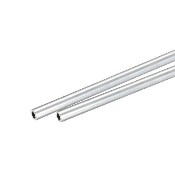 Uxcell 6063 Aluminum Tubing Seamless Straight Pipes Tubes 3mm x 2mm x 250mm