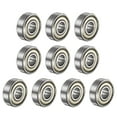 thumbnail image 1 of Uxcell 608ZZ Deep Groove Ball Bearings 8x22x7mm Chrome Steel ABEC3 Z3 10 Pack, 1 of 5