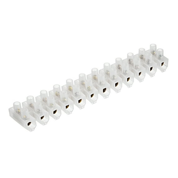 Uxcell 60A 12 Position Dual Row Type U Screw Terminal Block
