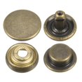 thumbnail image 1 of Uxcell 60Set Press-Stud Cap Button 12.5mm Metal Snap Fastener for Canvas, Bronze, 1 of 7