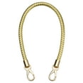 thumbnail image 1 of Uxcell 60cm/23.6" Braided Leather Purse Replacement Strap for Handbag, Gold, 1 of 6