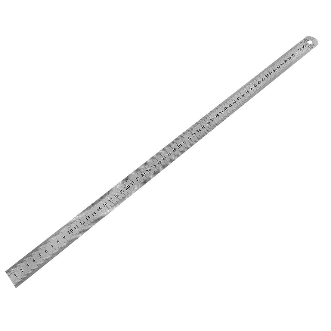 Uxcell 60cm 24 inch Stainless Metal Measuring Straight Ruler - Walmart.com