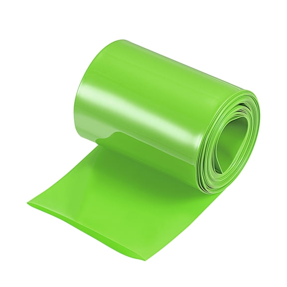 Uxcell 60mm Flat 10ft Light Green Heat Shrink Tube Wraps Battery Wrap for Big Battery Pack