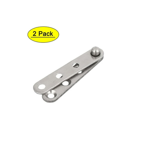 Uxcell 60mm x 11mm Metal 360 Degree Rotary Door Pivot Hinges Hardware 2Pcs