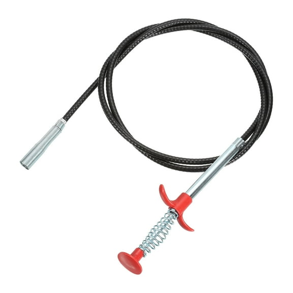 Uxcell 61" Drain Clog Remover, Flexible Grabber Claw Pick Up Reacher for Kitchen
