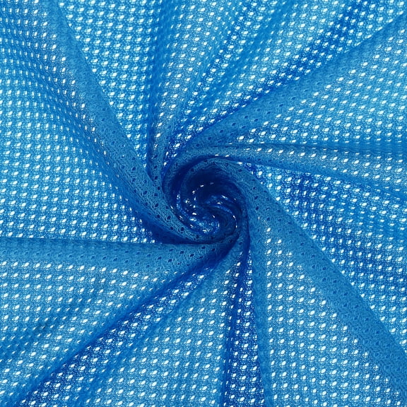Uxcell 62 Inch Wide Mesh Fabric for Sewing Backpack Pocket and Straps, Netting Clothes, Cobalt Blue 1 Yard