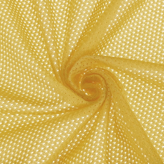 Uxcell 62 Inch Wide Mesh Fabric for Sewing Backpack Pocket and Straps, Netting Clothes, Golden Brown 1 Yard
