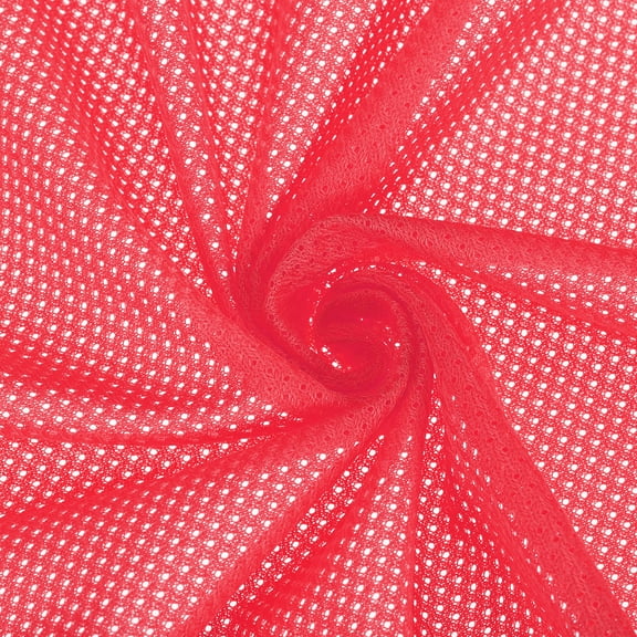 Uxcell 62 Inch Wide Mesh Fabric for Sewing Backpack Pocket and Straps, Netting Clothes, Hot Pink 2 Yard