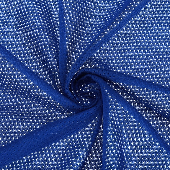 Uxcell 62 Inch Wide Mesh Fabric for Sewing Backpack Pocket and Straps, Netting Clothes, Indigo 2 Yard