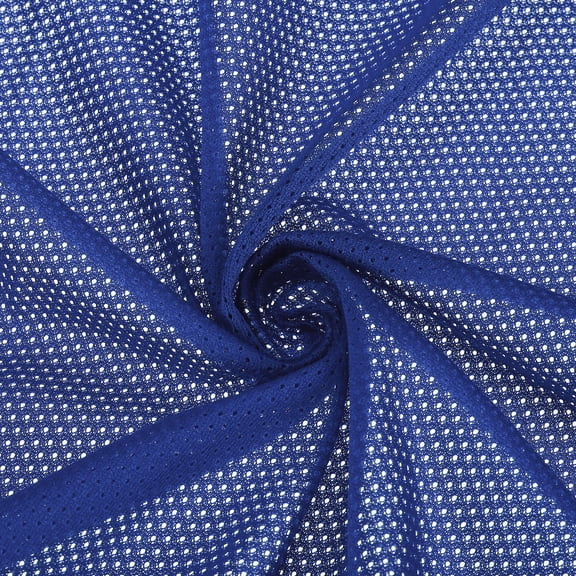 Uxcell 62 Inch Wide Mesh Fabric for Sewing Backpack Pocket and Straps, Netting Clothes, Purple Blue 1 Yard