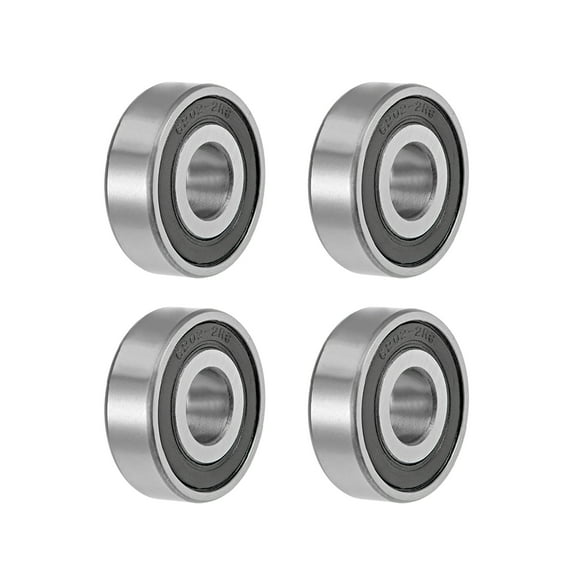 Uxcell 6202-13-2RS Ball Bearings Z2 13mmx35mmx11mm Double Sealed Chrome Steel 4pcs