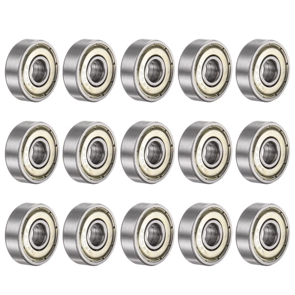Uxcell 626ZZ Ball Bearings 6x19x6mm Carbon Steel Double Shielded ABEC3 15 Pack