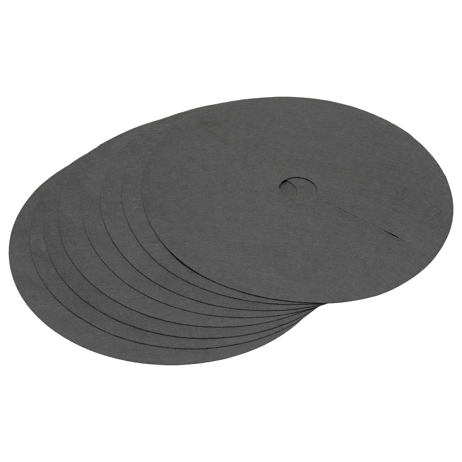 Uxcell 62cm Tree Mulch Ring Nonwoven Tree Protector Mat Plant Cover Black 8 Pack