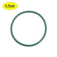 thumbnail image 1 of Uxcell 62mm OD 55.8mm ID 3.1mm Width Seal Fluorine Rubber O-Rings Green 5 Pack, 1 of 5