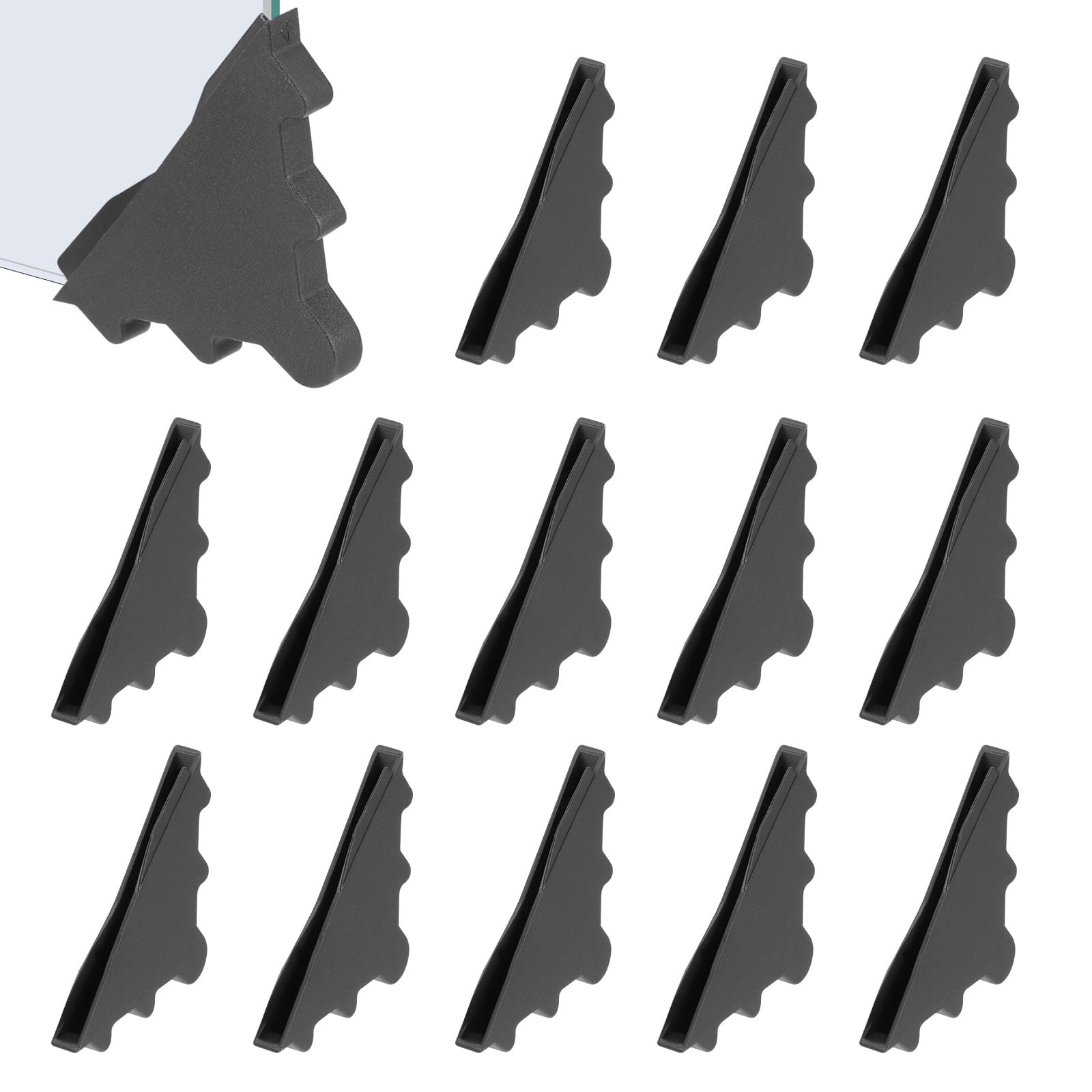 Uxcell Plastic Triangle Corner Protector, Glass Corner Protectors Table ...