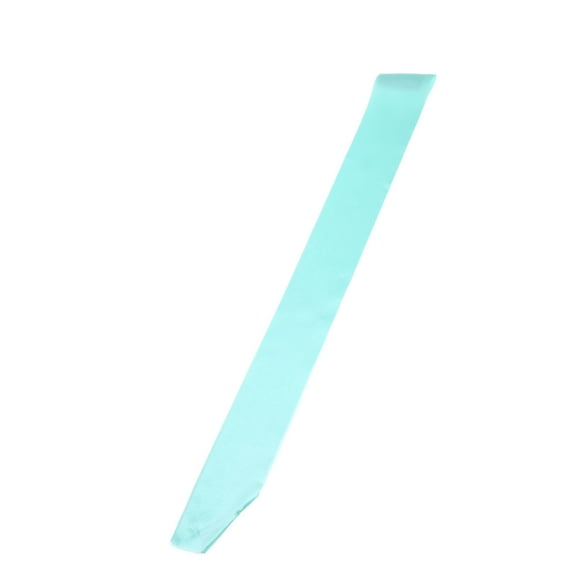 Uxcell 63"x4" Blank Satin Sash DIY Plain Sash Prom Queen Sashes Party Accessory Lake Blue