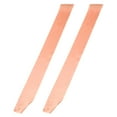 thumbnail image 1 of Uxcell 63"x4" Blank Satin Sash DIY Plain Sash Prom Queen Sashes Party Accessory Orange 2Pcs, 1 of 6