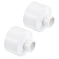 thumbnail image 1 of Uxcell ID Reducer Pipe Fitting Straight Adapter Connector, White 63mm to 25mm 2, 1 of 6